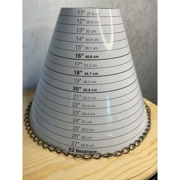 Long Silver Tone Chain Necklace - Picture 4 of 4